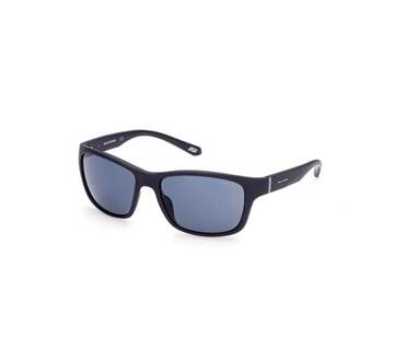 Men's Blue Matte Blue Sunglasses