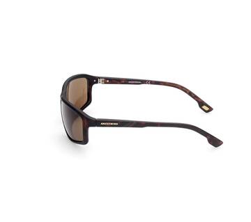 Men's Brown Polarized Dark Havana Sunglasses